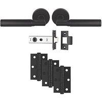 Carlisle Brass Belas Door Handle Pair Matt Black (689JA)