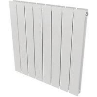 Ximax Oceanus 600mm x 595mm 1952BTU White Vertical Designer Radiator (689TP)