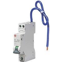 Wylex 6A 30mA Type A DP C Curve Mini RCBO (6901X)