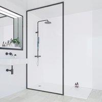 Multipanel Hydrolock Bathroom Waterproof Wall Panel Gloss Natural White 2400mm x 1182mm x 11mm (690CG)