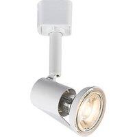 Knightsbridge 1-Circuit Light Fitting for Track Lighting White (690GA)