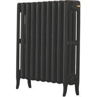 Arroll 660mm x 754mm 3193BTU Black Cast Iron 4 Column Radiator (6912F)