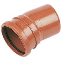 FloPlast Push-Fit 15 Single Socket Bend 110mm (69177)