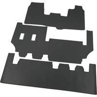 Unique Products Ford Tourneo Custom 2013 - 2022 Rubber Automotive Mat for Carpet Material 3 Pieces (692VE)