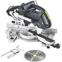 Festool KS 60 E Kapex 216mm Electric Double-Bevel Sliding Compound Mitre Saw 110V (693HN)