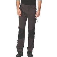 Regatta Questra V Work Trousers Ash/Black 38" W 32" L (693JT)