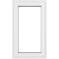 Crystal Left-Hand Opening Clear Triple-Glazed Casement White uPVC Window 610mm x 1115mm (694JM)