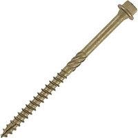 Timco Hex Socket Timber Frame Construction & Landscaping Screws 6.7mm x 175mm 50 Pack (694KG)
