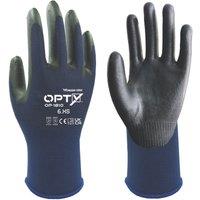 Wonder Grip OP-1810 Opty General Handling Gloves Blue X Small (694VJ)