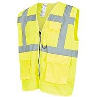Site Ruckwood Hi-Vis Waistcoat Yellow Large / X Large 50" Chest (694XR)