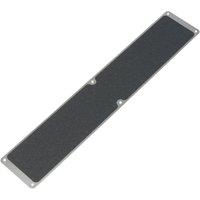 FENCEMATE Black Aluminium Anti-Slip Plate 635mm x 115mm x 1.5mm (694YV)
