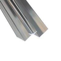 Splashwall Internal Corner Polished Silver 2420mm x 11mm (695GV)