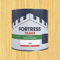 Fortress Trade 2.5Ltr Clear Gloss Solvent-Based Exterior Yacht Varnish (695PC)