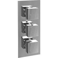 ETAL Veda Concealed 3 Outlets Thermostatic Chrome Shower Valve With Diverter (695VN)