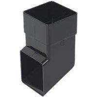 FloPlast Square Shoe Black 65mm (69635)