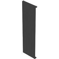 Flomasta 1800mm x 288mm 2133BTU Matt Charcoal Vertical Designer Radiator (6966D)