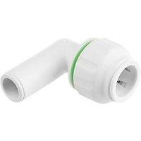 Flomasta Plastic Push-Fit Equal 90 Stem Elbow 22mm (696HY)