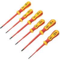 C.K Mixed VDE Slim Screwdriver Set 6 Pieces (697KJ)
