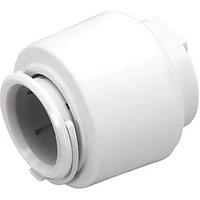 FloPlast FloFit+ Plastic Push-Fit Stop End 28mm (697RF)