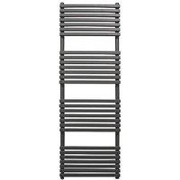 Towelrads 1500mm x 500mm 2658BTU Anthracite Flat Designer Towel Radiator (697RY)