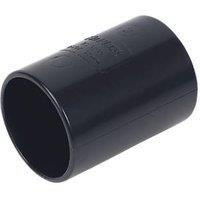 FloPlast Solvent Weld Straight Couplers 32mm x 32mm Black 5 Pack (69892)