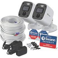 Swann Enforcer SWPRO-4KMQBPK2-EU White Wired 4K Indoor & Outdoor Bullet Add-On Camera (698PV)