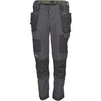 Apache Calgary Work Trousers Grey/Black 40" W 29" L (698VK)