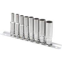 Magnusson 1/4" Drive Socket Rail Set 8 Pieces (698XX)
