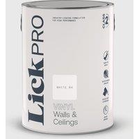 LickPro 5Ltr White 04 Vinyl Matt Emulsion Paint (699TM)