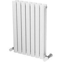 Ximax Fortuna 600mm x 410mm 1601BTU White Vertical Designer Radiator (699TP)