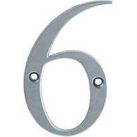 Fab & Fix Door Numeral 6, 9 Polished Chrome 80mm (7000P)