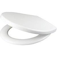 Swirl Soft-Close with Quick-Release Toilet Seat Stainless Steel & Plastic White (701HA)