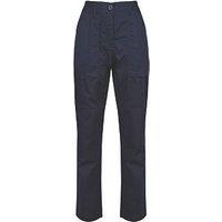 Regatta Action Womens Work Trousers Navy Size 20 29" L (701HY)