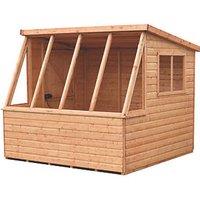 Shire 8' x 8' (Nominal) Pent Timber Potting Shed (702TJ)