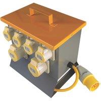 Defender 16-32A 6-Way MCB Splitter 4.7m 110V (702XX)