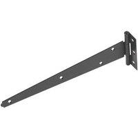 Black Powder-Coated Medium Duty Tee Hinges 255mm 2 Pack (70342)