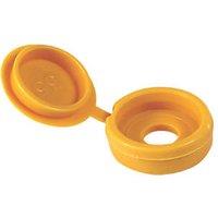 Timco 4-9ga 100 Pack Yellow Plastic Screw Caps (703KF)
