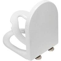 Croydex Hillier Soft-Close with Quick-Release Family Toilet Seat Polypropylene White (703KK)