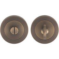 Carlisle Brass Standard WC Thumbturn Set Antique Brass 50mm (704JA)
