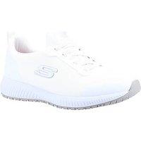 Skechers Squad SR Size 8 Womens White Occupational Work Trainers (704PR)