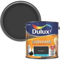 Dulux EasyCare Washable & Tough 2.5Ltr Rich Black Matt Emulsion Paint (7053T)
