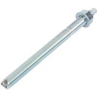Rawlplug Zinc-Plated Steel Threaded Rods M20 x 260mm 5 Pack (705VC)