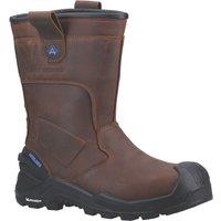 Amblers 983C Conqueror Size 12 Brown Waterproof Safety Rigger Boots (705XT)