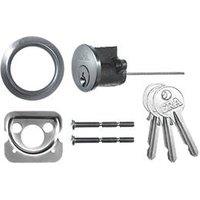 ERA Replacement Rim Cylinder Satin Chrome 33mm (7062T)