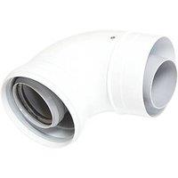 Ideal Heating Flue Elbow Kit 60/100mm 90 (7069X)