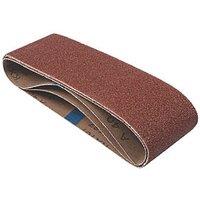 Trend AB/B75A/60 80 Grit Multi-Material Sanding Belts 533mm x 75mm 3 Pack (706RH)