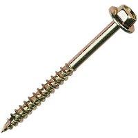 TurboCoach Hex Flange Coach Screws M6 x 40mm 100 Pack (7071G)