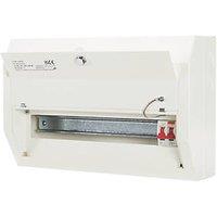 Contactum Defender 1.0 18-Module 16-Way Part-Populated Main Switch Consumer Unit (707HA)