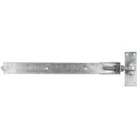 GateMate Matt Silver Straight Adjustable Bands & Hooks 165mm x 24" x 600mm 2 Pack (707YV)