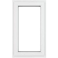 Crystal Left-Hand Opening Clear Triple-Glazed Casement White uPVC Window 610mm x 1040mm (708JN)